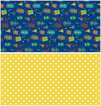WRAPAHOLIC 30 Inch Jumbo Reversible Birthday Wrapping Paper - 30 Inch X 100 Feet Jumbo Roll - Blue Happy Birthday Wrapping Paper for Party, Baby Shower and More Occasions - Image 6