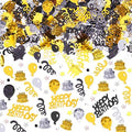 WILLBOND 3000 Pcs Birthday Confetti Metallic Foil Party Decorations,None (Pack of 5) by Willbond+Technology+Limited