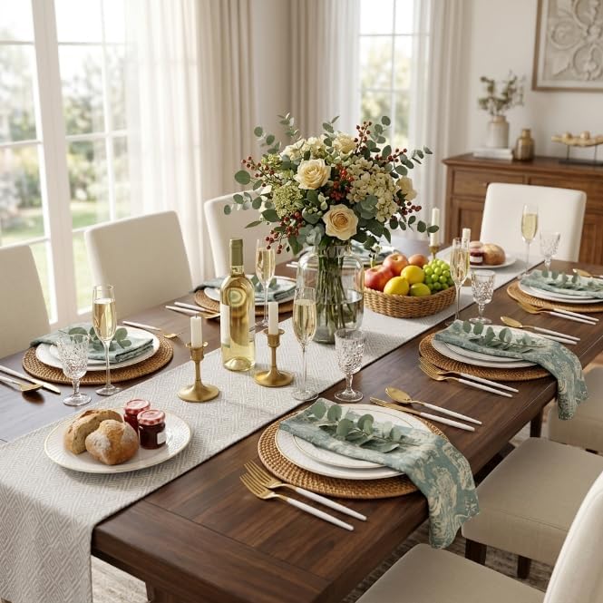 I00000 300 Pcs Gold Plastic Silverware Set, Gold Utensils with White Handle - Image 6