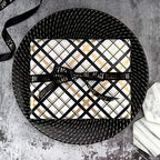 WRAPAHOLIC Reversible Wrapping Paper - 24 inch X 65.6 feet Jumbo Roll Black and Gold Design for Birthday, Holiday, Aniversary Wrap - Image 5