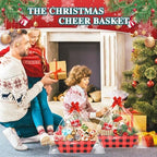 AFOROEOA 10PACK Christmas Gift Baskets Empty, Baskets For Gifts Empty 10x12”Thick Gifts Basket with 10 Bows 10 Bags Gift Basket for Christmas Xmas Wedding Birthdays Party Wrapping （Red Plaid） - Image 5