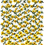 Uieke 10 Pack Artificial Sunflower Garland, 8.2ft/Pcs Silk Sunflowers with Green Leaves, Flowers Vines for Room Home Kitchen Garden Wedding Arch Bridal Baby Shower Party Outdoor Decor by Uieke