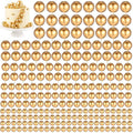 324 Pcs Balls Cake Toppers, Gold Cake Balls Decorations by MAQUITA