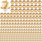 324 Pcs Balls Cake Toppers, Gold Cake Balls Decorations by MAQUITA