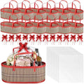 Reallnaive 12 Sets Empty Baskets for Gift to Fill Large Woven Basket by Reallnaive