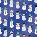 Jillson Roberts Christmas Wrapping Paper Roll Bundle with Cut Lines on Reverse (25 sq ft per roll, 100 Total Sq Ft) Polar Bear, Nutcracker Ballet, Gnome for Christmas, Snowman Party, 4 Pack - Image 6