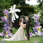 Wokceer Square Wedding Arch Backdrop Stand Gold Metal Arch 7.2FT x 7.2FT - Image 5
