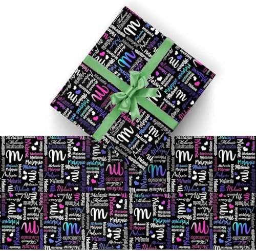 AOFUN Custom Wrapping Paper Christmas Gift Wrapping Just Because Gifts For Her Christmas Gift Wrapping Wrapping Papper Birthday Wrapping Paper For Men 3 Rolls 58"" x 23"", Style 22 - Image 2