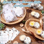 MTLEE 24 Sets Western Cowboy Baby Shower Favors for Guest Bulk Including Lavender Scented Candles and Empty Matches Jars with Cork Top Thank You Cards and Organza Bags for Baby Shower Party Souvenir - Image 3