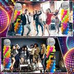 Kasyat 2 Sets 90s 80s Disco Balloon Column Stand Kit - Image 6