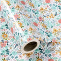 WRAPAHOLIC 30 Inch Jumbo Floral Wrapping Paper Roll - 30 Inch x 100 Feet Jumbo Roll - Spring Summer Garden Flower Design Perfect for Wedding, Bridal Shower, Birthday by WRAPAHOLIC