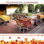 Jinei 20 Pcs Fall Plastic Tablecloth Thanksgiving Disposable Table Cover - Image 3
