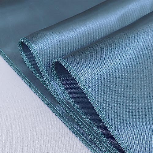 Satin Dusty Blue Chair Sashes 50 Pack, Dark Blue Chair Ribbons for Party - Image 6
