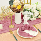 fani 100 Pack Gauze Cheesecloth Napkins, 20 x 20 in, Dusty Rose - Image 5