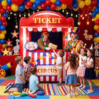 Soulchen 6x5 Ft Inflatable Carnival Ticket Booth with LED and Blower - Image 5