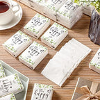 Sinmoe 100 Packs Happy Tears Wedding Facial Tissue Packs Travel Size - Image 2