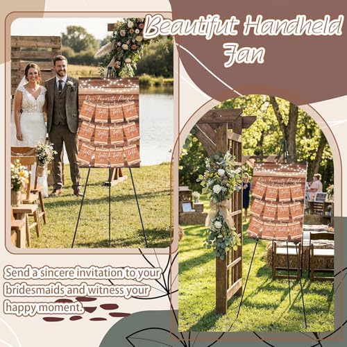 Pinkunn Wooden Wedding Seating Chart Board with Easel Display Stand 15.8 x 23.6 Inch Rustic Seating Chart Please Find Your Seat Sign for Engagement Baby & Bride Shower Wedding Sign Decor - Image 4