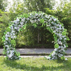 AVIVIHO 65pcs Fake Flowers Green Hydrangea Artificial Flowers Bulk (Not Squished, No Steaming Need) Silk Flowers with Stems for Wedding Decor,Home,Baby Shower,Table Centerpieces Decoration - Image 6