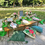 6 Pack Green Cheesecloth Table Runner 10Ft 23 x 120 Inch - Image 7