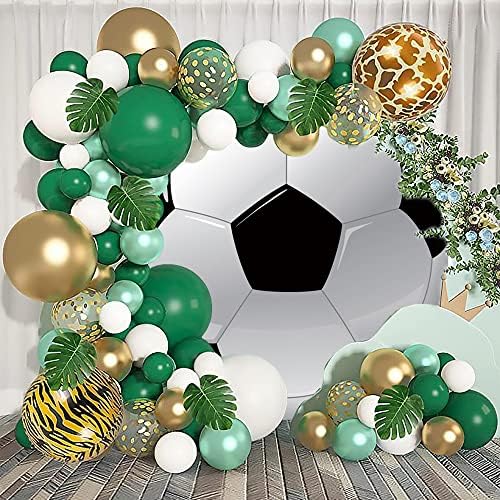 Soccer Round Backdrop Cover Sports Theme Football Photography Backdrop Kids Boy Man Birthday Party Decoration Circle Backdrop Cover Club Sports Game Photo Shoot Studio Props 6.5x6.5ft - Image 4