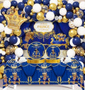 262PCS Royal Prince Baby Shower Decorations, Little Prince Party Supplies by Buerhanerry