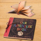 Our Adventure Book 12x12 Inch,Scrapbook Album Large Handmade Travel Scrapbook 60 Pages DIY Album for Anniversary,Wedding,Travelling,Writing,Baby,Friends,Family,Couple Gifts (12in-Adventure Book) - Image 5