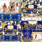 262PCS Royal Prince Baby Shower Decorations, Little Prince Party Supplies - Image 6
