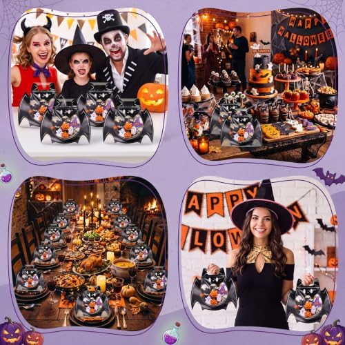 Qinyoung 50 Pcs Halloween Bat Gift Plastic Bags - Image 7