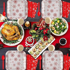 350 Pcs Christmas Paper Plates and Napkins Set Disposable Serve 50 - Image 5