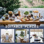 Hiasan Buffalo Plaid Table Runner Navy Blue and White 14W x 72L, 1 Piece - Image 6