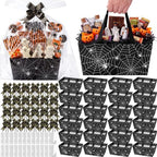 Funnymoom 24 Pack Spider Halloween Boo Basket For Gifts Empty Bulk by Funnymoom
