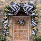 Wavwavw Giant Bow Big Wall Decor, Black,White, Polyester, Stripe - Image 4