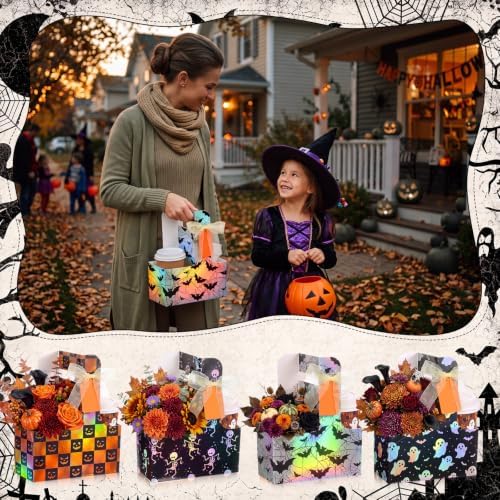 Epakh 36 Pack Halloween 2 Cup Drink Carrier with Handle, Gift Holder - Image 7