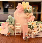 One Silly Goose Arch Backdrop Cover 7.2FT Pink Plaids Stretchy Arched Stand Cover for Baby Girls 1st Birthday Baby Shower Party Decoration - Image 6
