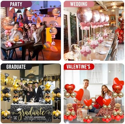 Acrylic Balloon Stands for Table Centerpieces Reusable 31.5 Inches 4PCS - Image 6