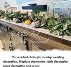 Ouddy Decor 2 Pack Eucalyptus Garland Lush Artificial Greenery Faux Vines - Image 3