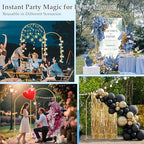 7.2FT 6FT Arch Backdrop Stand, Wedding Arch with Base Set of 2 for Birthday - Image 6