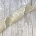 Morex Ribbon 1252.60/50-104 Large Grained Burlap 2.5" X 50 YD Jute Wired Ribbon, Cream, Arts & Crafts Burlap Roll for Wedding Decor and Christmas Decor, Rustic Christmas Decorations Indoor Home Decor - Image 3