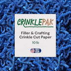 10LB Blue Crinkle Paper Filler USA Made by CrinklePak