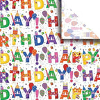 Jillson & Roberts 20" x 30" Printed Gift Tissue, Birthday Characters (48 Folded Sheets) by JillsonRoberts
