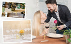 Acrylic Table Numbers 1-20 with Stand, Printed Gold Font on 4x6 inch Acrylic, Clear Table Number Signs and Holders, Centerpiece for Events, Weddings, Reception, Party, Anniversary, and Decoration - Image 6