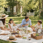 White Rectangle Tablecloth 60 x 120 Inch Machine Wash Indoor & Outdoor - Image 7