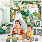 DCJHFJ Wild One Birthday Decorations for Boys Safari 1st Birthday Party - Image 6