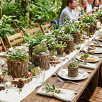 24 Pcs Wooden Vase for Centerpieces Wedding Flower, 4.7 Inch - Image 5