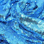 QueenDream Aqua Blue Tablecloth 90 x 132 Inch Sequin Tablecloth for Party Decorations Glitter Tablecloth for Bridal Baby Shower Wedding - Image 4