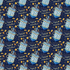 Jillson Roberts Hanukkah Wrapping Paper Roll Bundle - 3 Pack (75 sq ft Total) Floral Menorah, Happy Hanukkah Greetings - Image 4