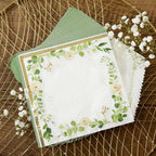 Kate Aspen Decorative Paper Napkins - Set of 120-6.5 Inch Durable Disposable Serveware, Easy Cleanup for Birthday, Wedding, Bridal Shower, Baby Shower, Anniversary Party (Bulk) - Botanical Garden - Image 3
